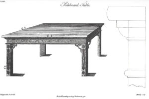 Sideboard table, Chippendale’s Director…