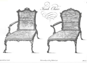 ‘French’ chairs, from Chippendale’s 1754 Director…