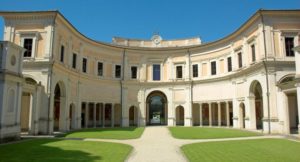 Villa Giulia interior colonnade- serenity in intercolumniation